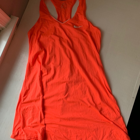 Coral Nike Tennis Dress